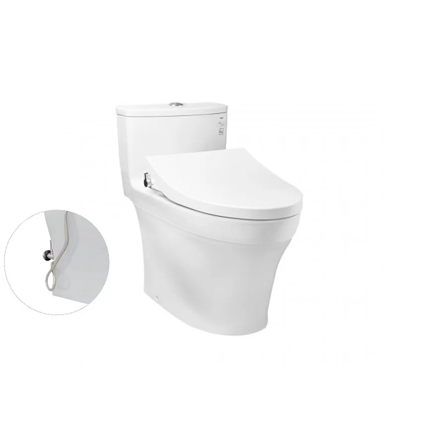 Bồn cầu TOTO MS885DE4 1 khối nắp rửa cơ TCW1211A 11 Bồn cầu TOTO MS885DE4 1 khối nắp rửa cơ TCW1211A
