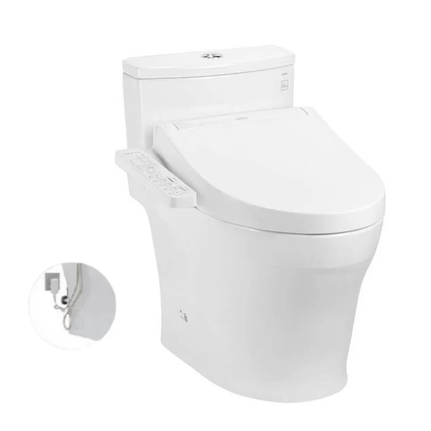 Bồn cầu TOTO MS885DW16 1 khối nắp điện tử Washlet C2 TCF23410AAA 9 Bồn cầu TOTO MS885DW16 1 khối nắp điện tử Washlet C2 TCF23410AAA