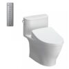 Bồn cầu TOTO MS887CRW12 1 khối nắp điện tử Washlet S7 TCF4911EZ giấu dây