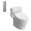 Bồn cầu TOTO MS887CRW12 1 khối nắp điện tử Washlet S7 TCF4911EZ giấu dây