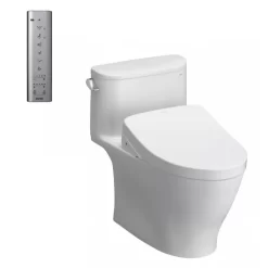 Bồn cầu TOTO MS887CRW12 1 khối nắp điện tử Washlet S7 TCF4911EZ giấu dây