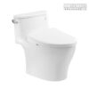 Bồn cầu TOTO MS887CRW23 1 khối nắp điện tử Washlet S7 TCF47360GAA giấu dây