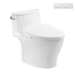 Bồn cầu TOTO MS887CRW23 1 khối nắp điện tử Washlet S7 TCF47360GAA giấu dây