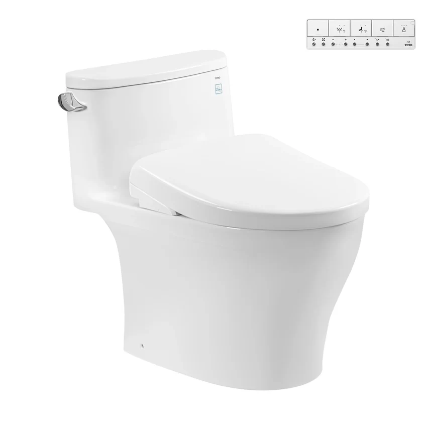 Bồn cầu TOTO MS887CRW23 1 khối nắp điện tử Washlet S7 TCF47360GAA giấu dây 4 Bồn cầu TOTO MS887CRW23 1 khối nắp điện tử Washlet S7