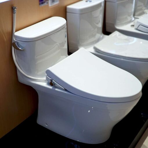 Bồn cầu TOTO MS887RE4 1 khối nắp rửa cơ TCW1211A