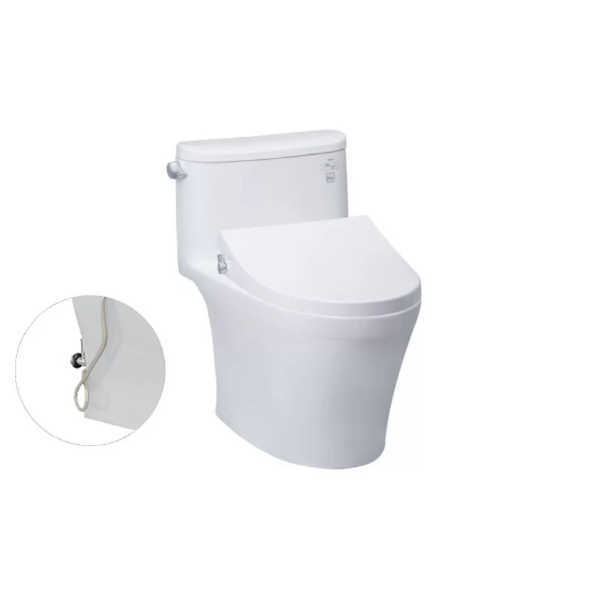 Bồn cầu TOTO MS887RE4 1 khối nắp rửa cơ TCW1211A 10 Bồn cầu TOTO MS887RE4 1 khối nắp rửa cơ TCW1211A