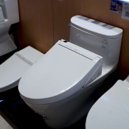 Bồn cầu TOTO MS887RW14 1 khối nắp điện tử Washlet C5 TCF24410AAA
