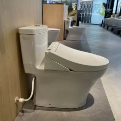 Bồn cầu TOTO MS889CDRW15 1 khối nắp điện tử Washlet C5 TCF24460AAA giấu dây