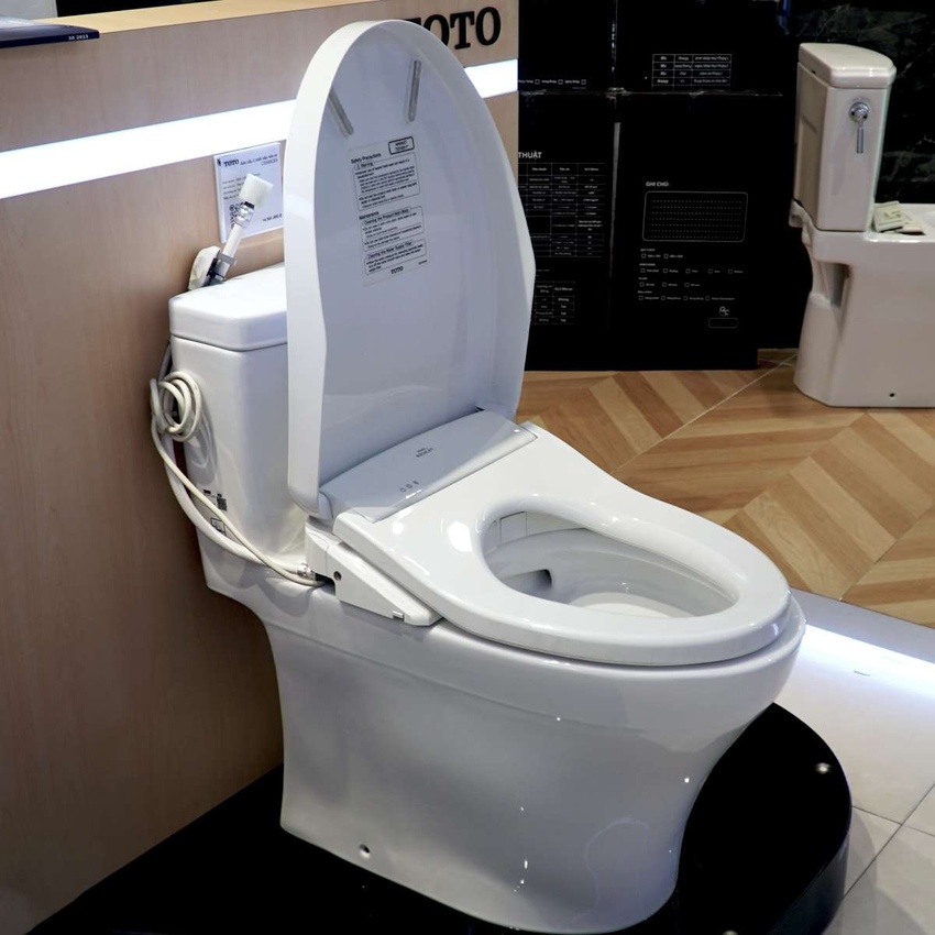 Cận cảnh bồn cầu TOTO MS889DRW11