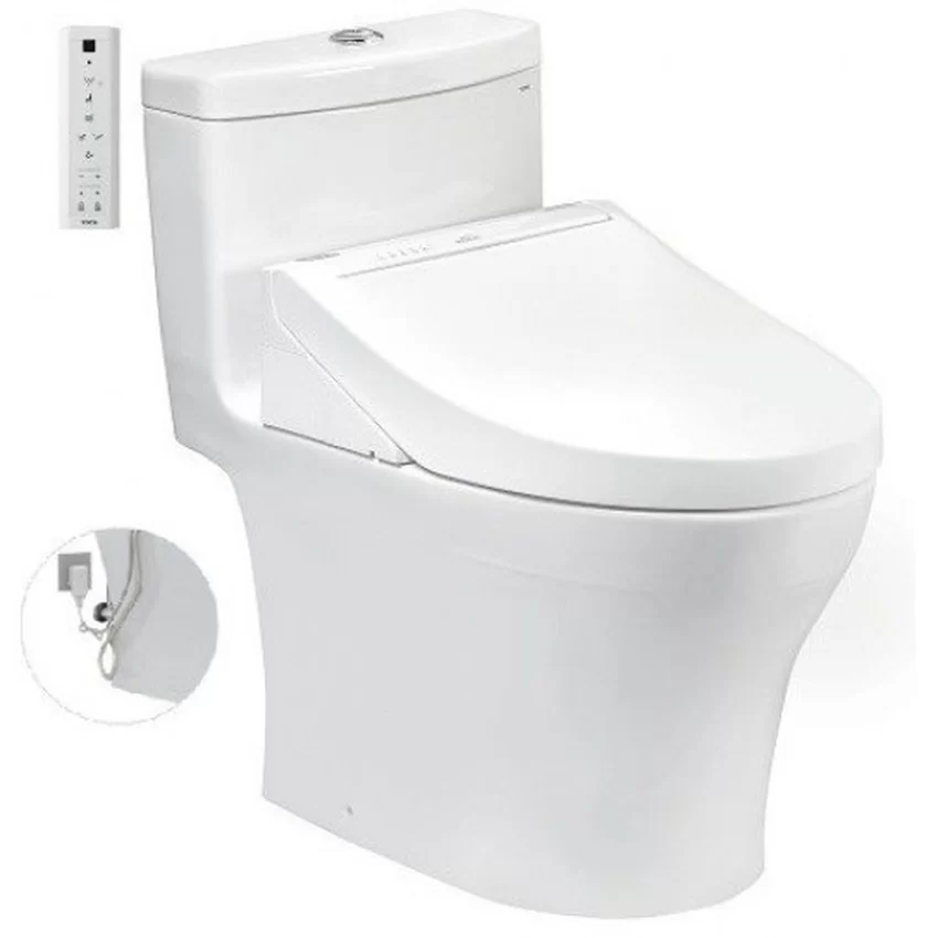 Bồn cầu TOTO MS889DRW14 1 khối nắp điện tử Washlet C5 TCF24410AAA 11 Bồn cầu TOTO MS889DRW14 1 khối nắp điện tử Washlet C5 TCF24410AAA