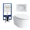 Bồn cầu treo tường Avante nắp êm TOTO CW822RA TC385VS WH172A MB170P#SS 2 Bồn cầu treo tường Avante nắp êm TOTO CW822RA TC385VS WH172A MB170P#SS