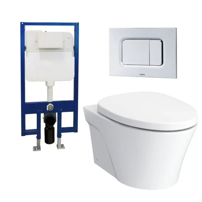Bồn cầu treo tường Avante nắp êm TOTO CW822RA TC385VS WH172A MB170P#SS 10 Bồn cầu treo tường Avante nắp êm TOTO CW822RA TC385VS WH172A MB170P#SS - Hình ảnh 1
