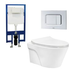 Bồn cầu treo tường Avante nắp êm TOTO CW822RA TC600VS WH172A MB170P#SS