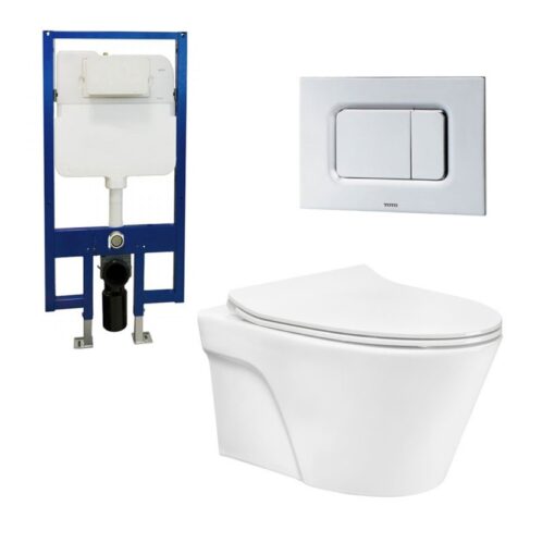 Bồn cầu treo tường Avante nắp êm TOTO CW822RA TC600VS WH172A MB170P#SS