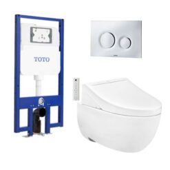 Bồn cầu treo tường điện tử C5 (giấu dây) TOTO CW812REA TCF24460AAA WH172AT TCA465 MB174P#SS