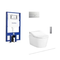 Bồn cầu treo tường điện tử RW (giấu dây) xả tự động TOTO CW542HME5U TCF802C2Z WH172AAT MB175M