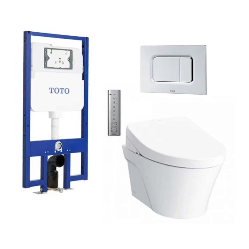 Bồn cầu treo tường điện tử S7 (giấu dây) xả tự động TOTO CW822REA TCF4911EZ WH172AAT TCA464 MB170P#SS 10 Bồn cầu treo tường điện tử TOTO S7, SKU CW822REA#W/TCF4911EZ#NW1/WH172AAT/TCA464/MB170P#SS