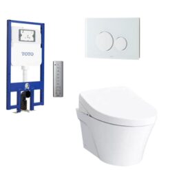 Bồn cầu treo tường điện tử S7 (giấu dây) xả tự động TOTO CW822REA TCF4911EZ WH172AAT TCA464 MB176GH