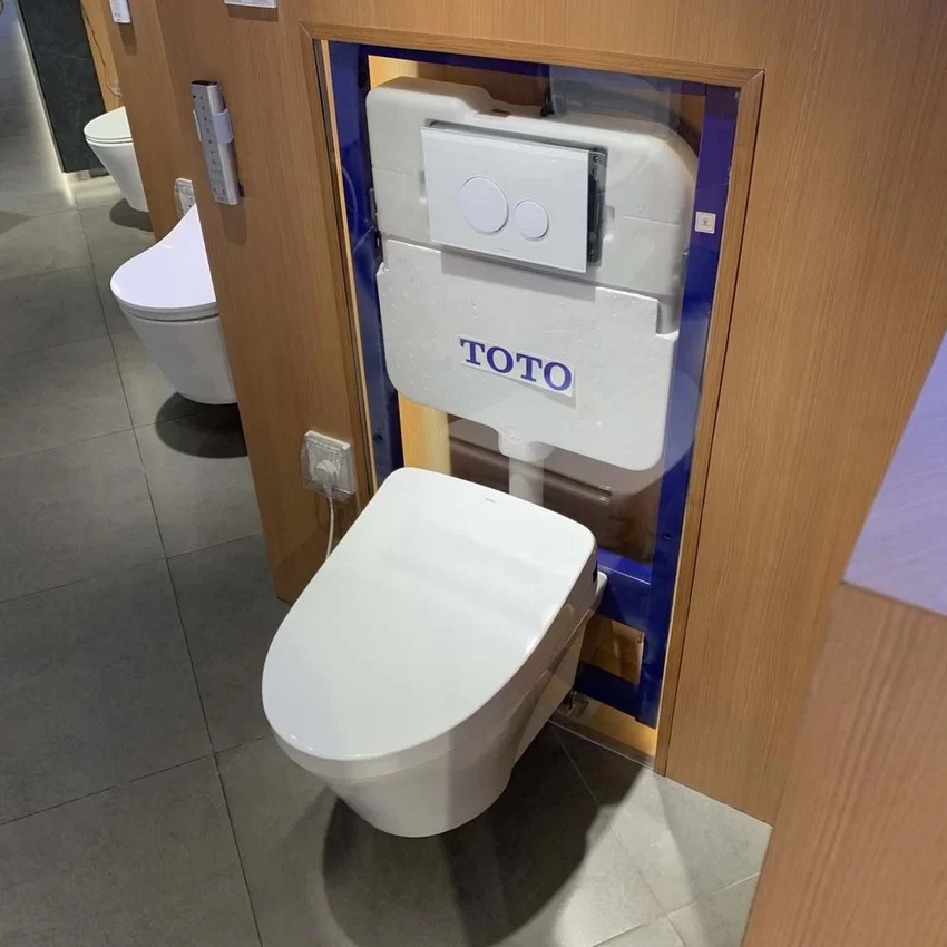 Thiết kế gọn gàng bồn cầu treo tường TOTO CW822REA Thiết kế gọn gàng bồn cầu treo tường TOTO CW822REA