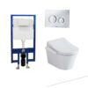 Bồn cầu treo tường điện tử TOTO CW553 TCF33320GAA WH172A MB174P#SS