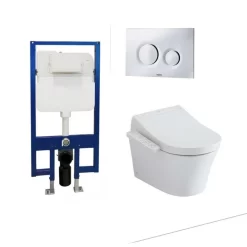 Bồn cầu treo tường điện tử TOTO CW553 TCF33320GAA WH172A MB174P#SS