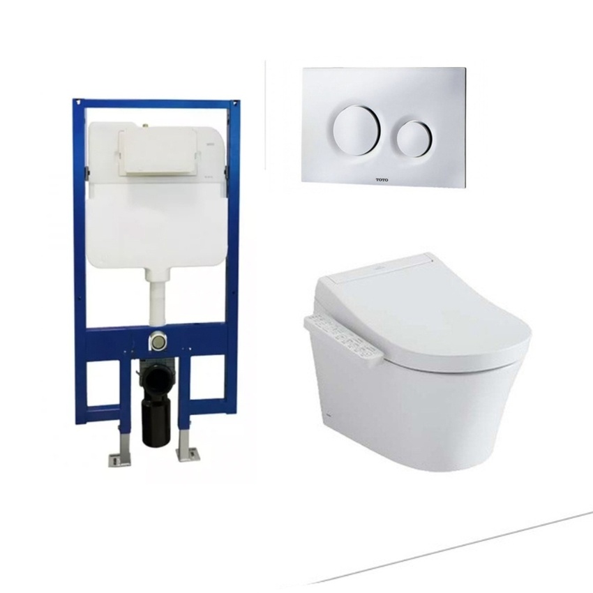 Bồn cầu treo tường điện tử TOTO CW553 TCF33320GAA WH172A MB174P#SS - Hình 1