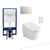 Bồn cầu treo tường điện tử TOTO CW553 TCF34320GAA WH172A MB175M