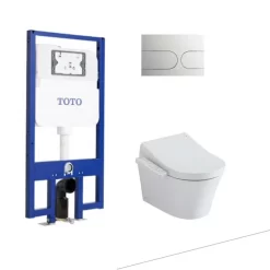 Bồn cầu treo tường điện tử (giấu dây) TOTO CW553C TCF33370GAA WH172AT TCA465 MB175M