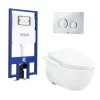 Bồn cầu treo tường điện tử (giấu dây) TOTO CW812REA TCF23460AAA WH172AT TCA465 MB174P#SS