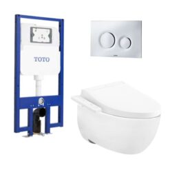 Bồn cầu treo tường điện tử (giấu dây) TOTO CW812REA TCF23460AAA WH172AT TCA465 MB174P#SS