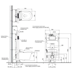 Bồn cầu treo tường điện tử (giấu dây) xả tự động TOTO CW553C TCF34570GAA WH172AAT TCA502 MB175M 23 Bồn cầu treo tường điện tử (giấu dây) xả tự động TOTO CW553C TCF34570GAA WH172AAT TCA502 MB175M