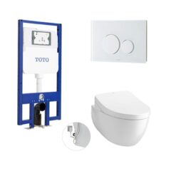 Bồn cầu treo tường LP điện tử S7 TOTO CW812RA TCF4911Z WH172A MB176GH