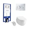 Bồn cầu treo tường LP Series điện tử S7 TOTO CW812RA TCF4911Z WH172A MB174P#SS