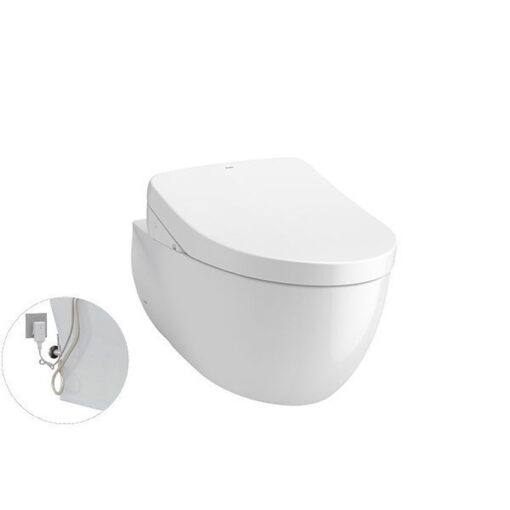 Bồn cầu treo tường LP Series điện tử S7 TOTO CW812RA TCF4911Z WH172A MB174P#SS