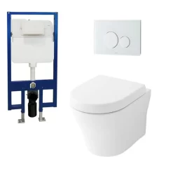 Bồn cầu treo tường nắp êm TOTO CW162 TC384CVK WH172A MB176G