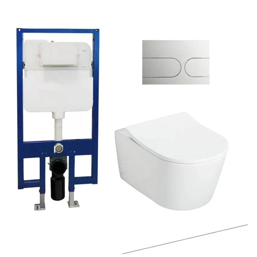 Bồn cầu treo tường nắp êm TOTO CW542ME5U TC513A WH172A MB175M 8 Bồn cầu treo tường nắp êm TOTO CW542ME5U TC513A WH172A MB175M