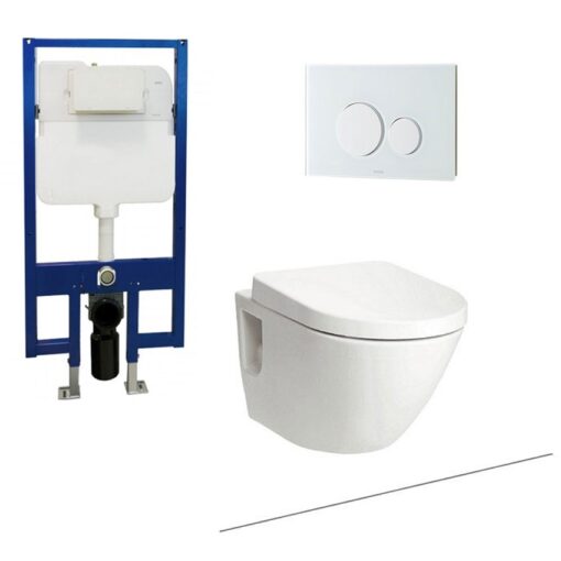 Bồn cầu treo tường nắp êm TOTO CW762 TC384CVK WH172A MB176GH