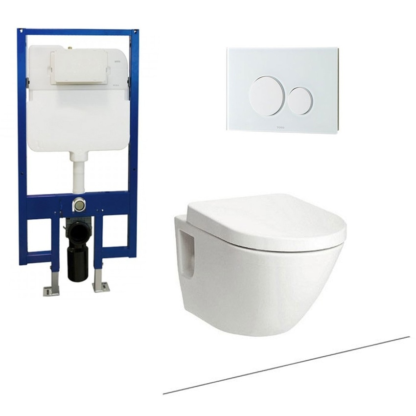 Bồn cầu treo tường TOTO CW762 TC384CVK WH172A MB176GH hình 11 Bồn cầu treo tường TOTO CW762 TC384CVK WH172A MB176GH hình 11