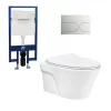 Bồn cầu treo tường nắp êm TOTO CW822RA TC600VS WH172A MB175M 1 Bồn cầu treo tường nắp êm TOTO CW822RA TC600VS WH172A MB175M