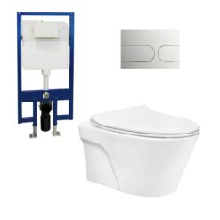 Bồn cầu treo tường nắp êm TOTO CW822RA TC600VS WH172A MB175M