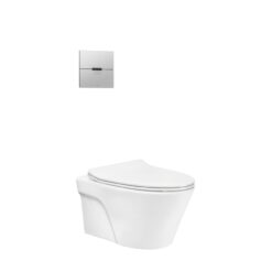 Bồn cầu treo tường nắp êm van xả cảm ứng TOTO CW822RFVA1 TC600VS TREF35L2A WH005A