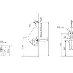 Bồn tiểu nam INAX U-117V (U117V)