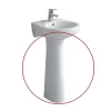 Chân chậu lavabo dài INAX L-284VD (L284VD) 2 chan chau lavabo dai inax l 284vd