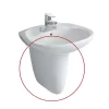 Chân chậu lavabo lửng INAX L-284VC (L284VC) 2 chan chau lavabo lung inax l 284vc