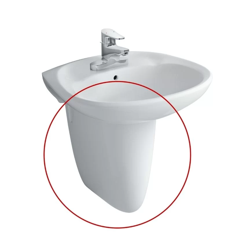 Chân chậu lavabo lửng INAX L-284VC Chân chậu lavabo lửng INAX L-284VC