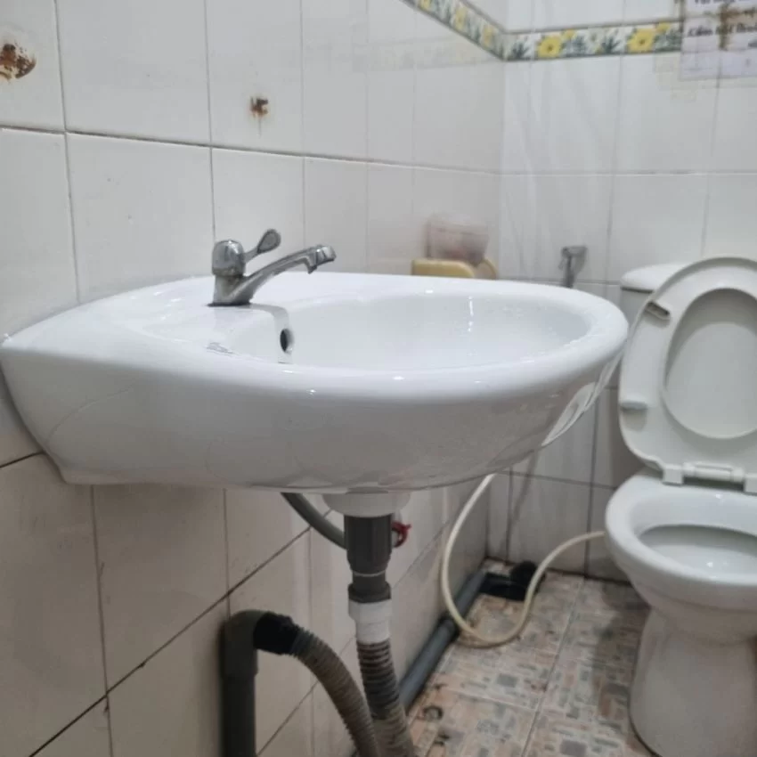 Chậu rửa lavabo treo tường INAX L-284V (L284V) 9 chau lavabo treo tuong inax l 284v 4