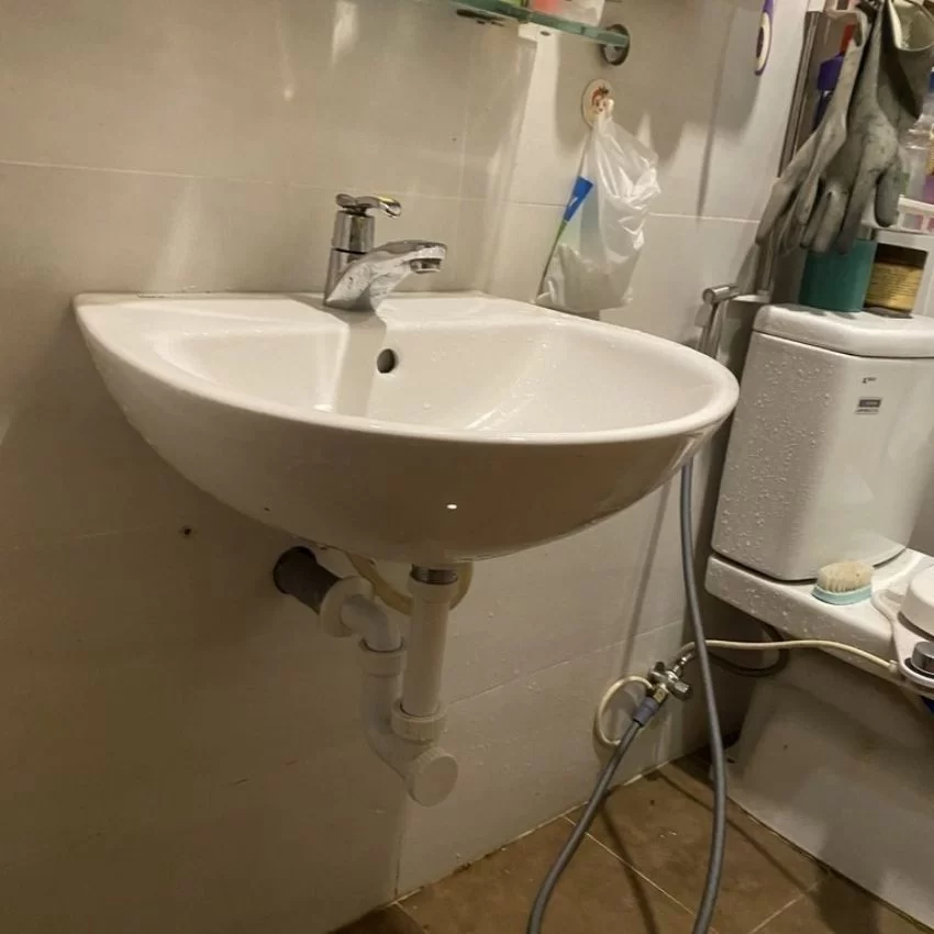 Chậu rửa lavabo treo tường INAX L-285V (L285V) 6 chau lavabo treo tuong inax l 285v 3
