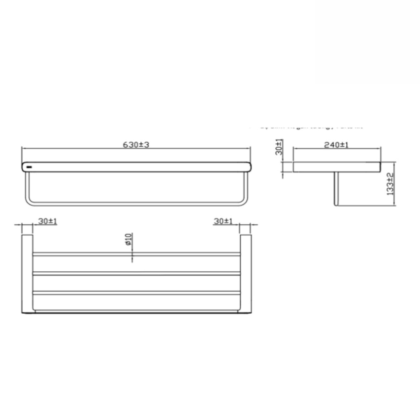 Thiết kế của Giá treo khăn giàn INAX KFS-945VA