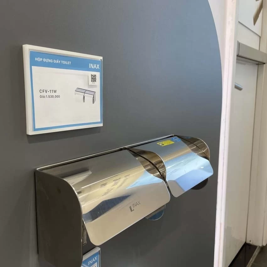 Hộp đựng giấy INAX CFV-11W (CFV11W) 17 Hộp đựng giấy INAX CFV-11W - Phù hợp với không gian phòng tắm nhỏ