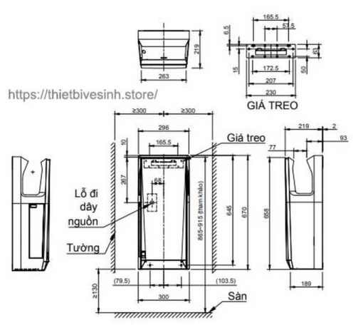 Máy sấy tay Inax JT-2162 (JT2162)